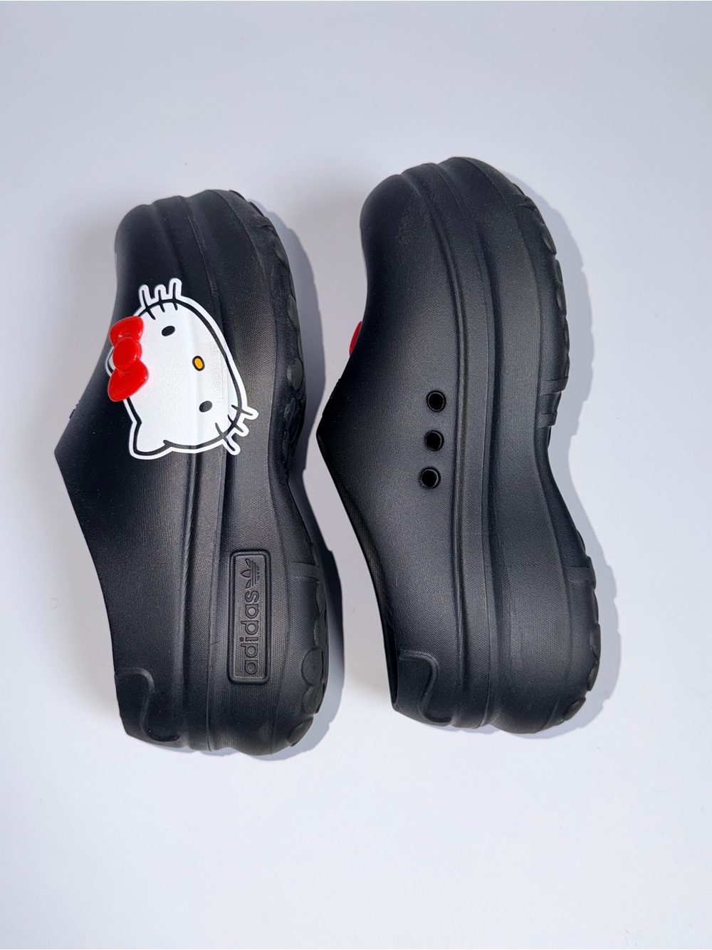 Adidas x Hello Kitty Adifom Stan Smith Mule Black Platform Clogs Women’s 6 - Picture 7 of 9